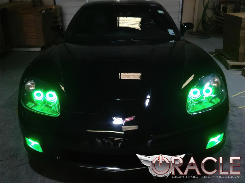 Chevrolet Corvette C6 Fog Light Halo Kit - ORACLE Lighting - LED - Blue - `05-`13